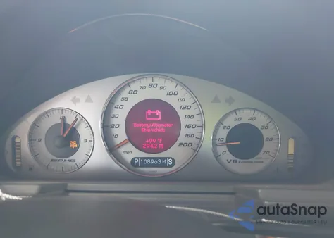 2005 Mercedes-Benz E 55 Amg из США, поврежденный, VIN WDBUF76J15A768563